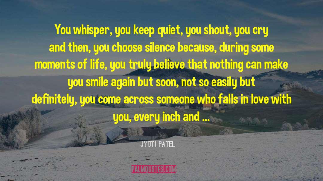 Cliff Falls quotes by Jyoti Patel