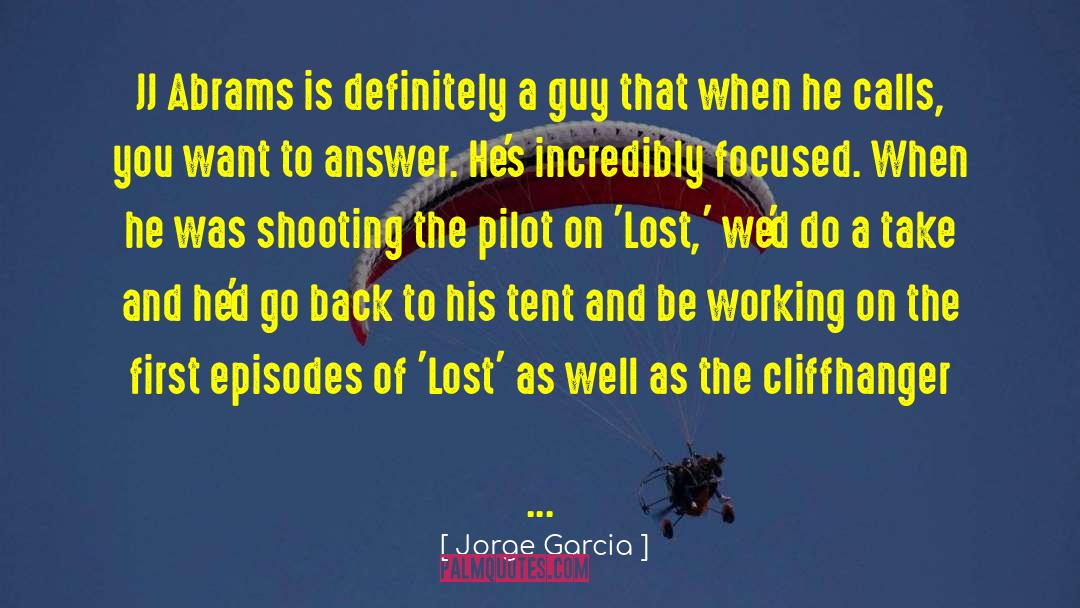 Cliffhanger quotes by Jorge Garcia