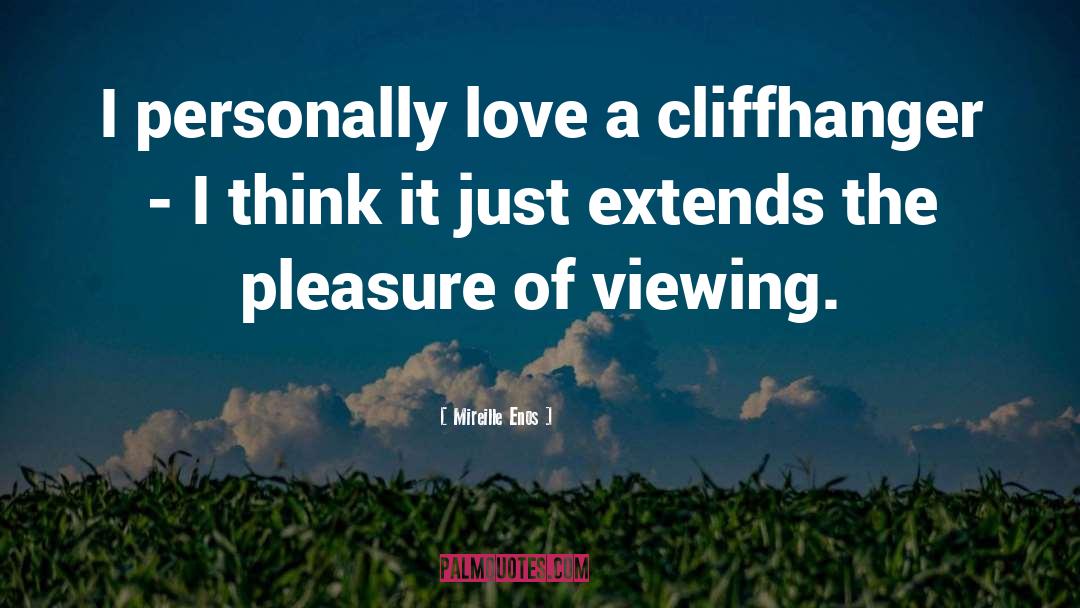 Cliffhanger quotes by Mireille Enos