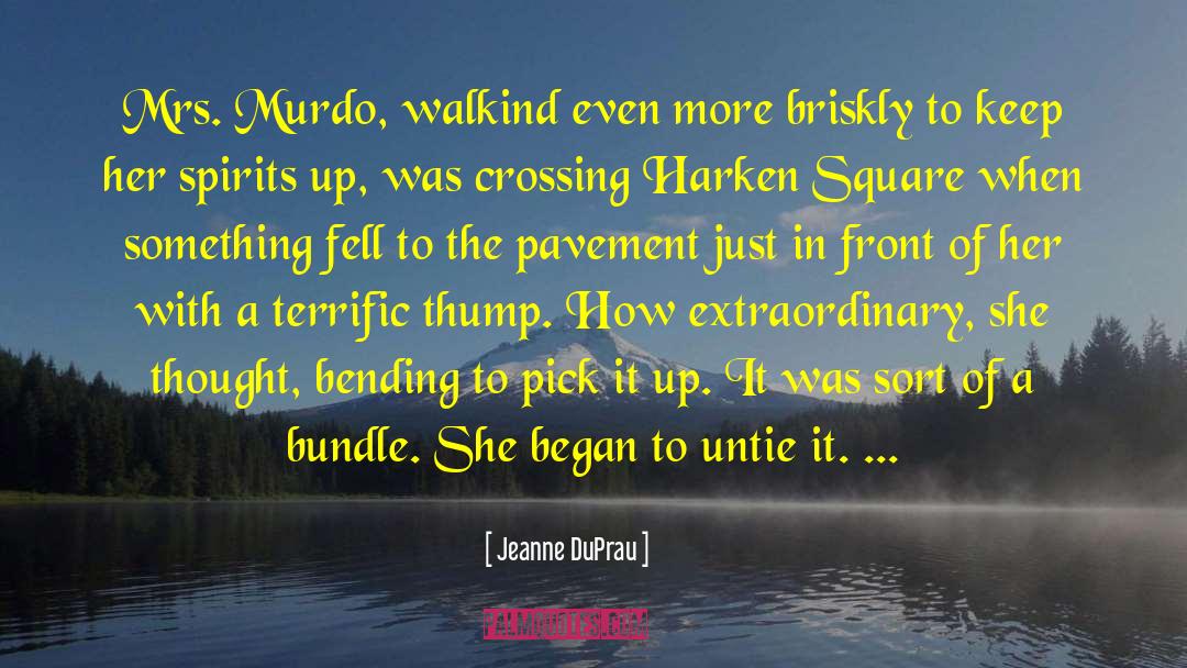 Cliffhanger quotes by Jeanne DuPrau