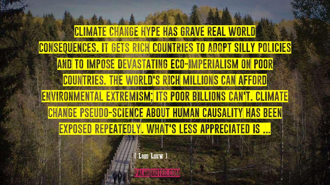 Climate Change Denial quotes by Leon Louw