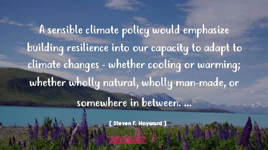 Climate quotes by Steven F. Hayward