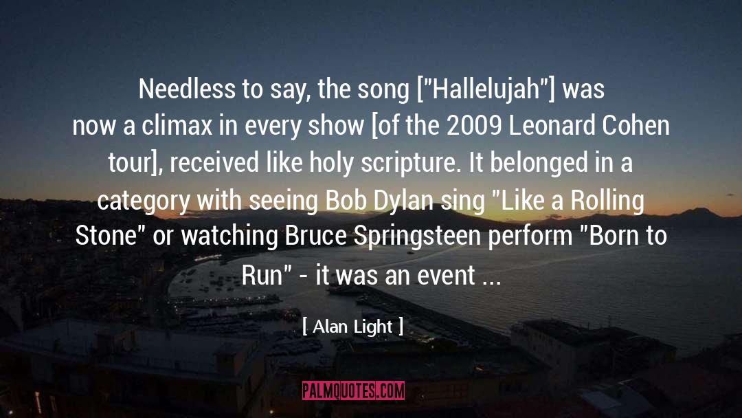 Climax quotes by Alan Light