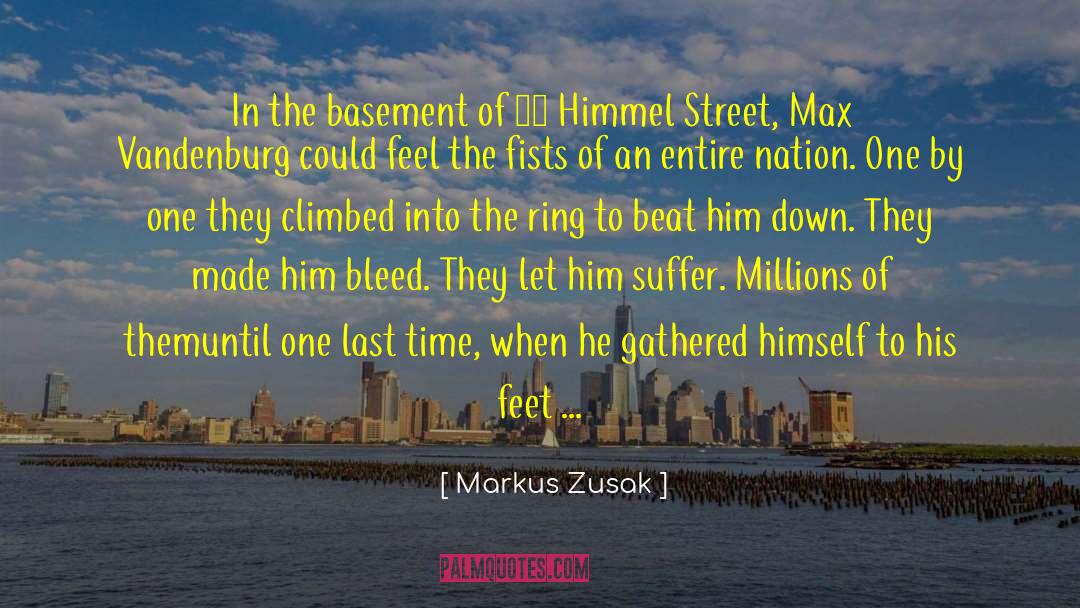 Climbed Aboard quotes by Markus Zusak