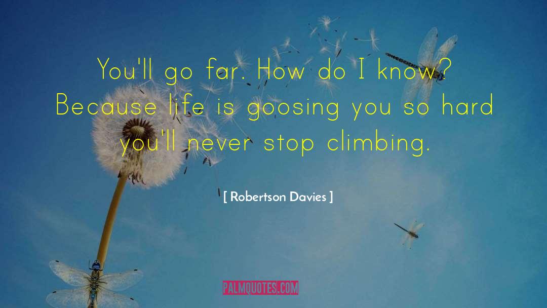 Climbing Moun quotes by Robertson Davies