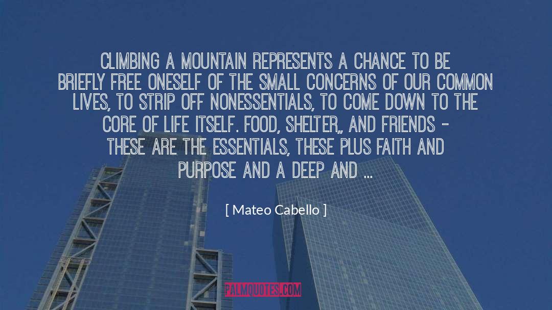 Climbing Mountain Purgatorio quotes by Mateo Cabello