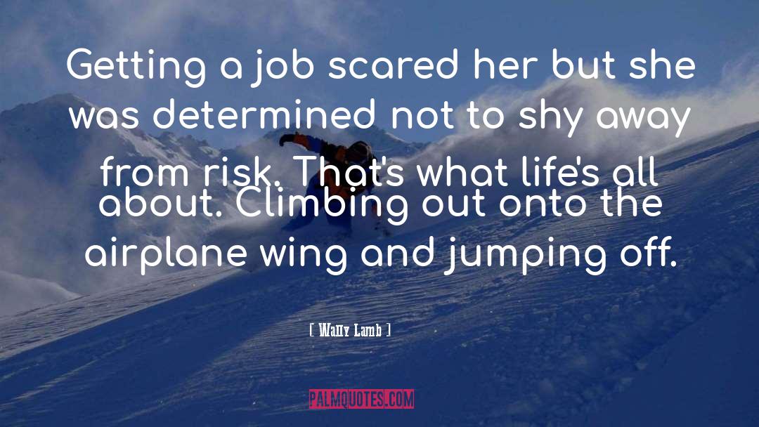 Climbing quotes by Wally Lamb