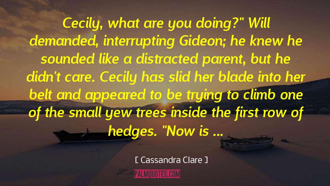 Climbing Trees quotes by Cassandra Clare