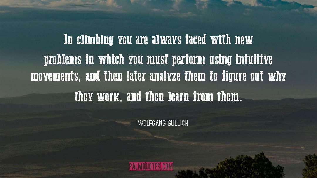 Climbing Up quotes by Wolfgang Gullich