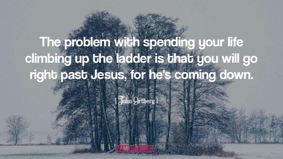 Climbing Up The Ladder quotes by John Ortberg