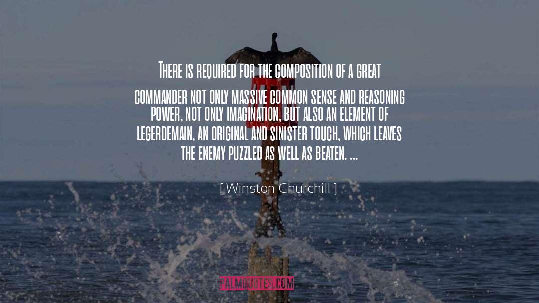 Climene Composition quotes by Winston Churchill