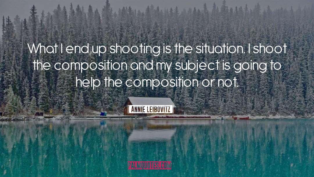 Climene Composition quotes by Annie Leibovitz
