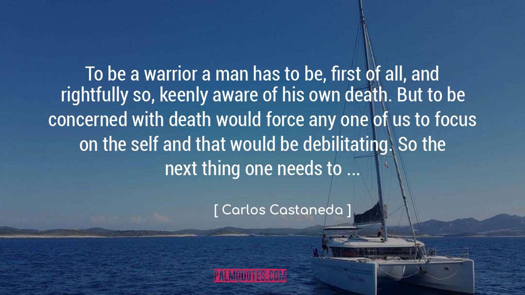 Cling quotes by Carlos Castaneda