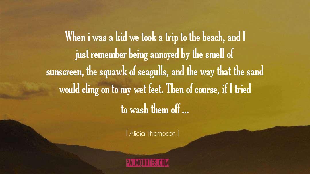 Cling quotes by Alicia Thompson