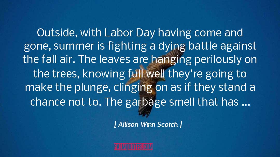 Clinging quotes by Allison Winn Scotch