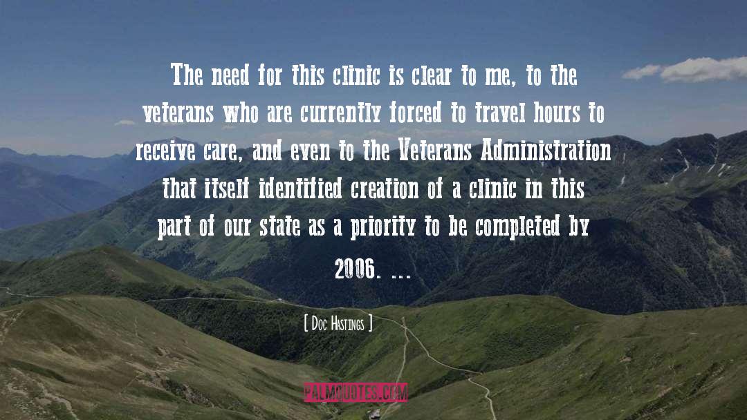 Clinic quotes by Doc Hastings