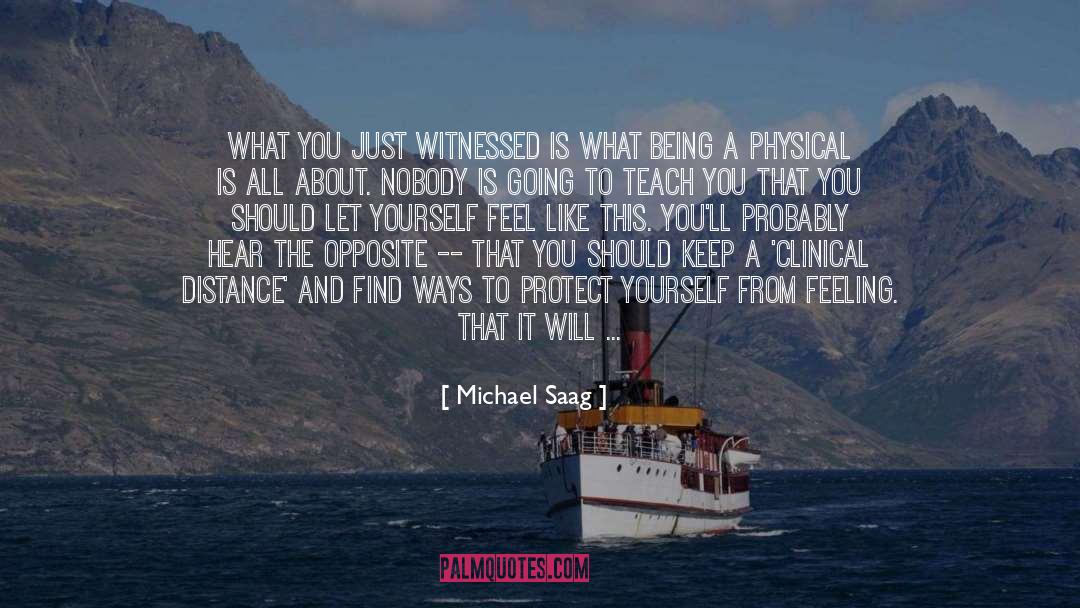 Clinical quotes by Michael Saag