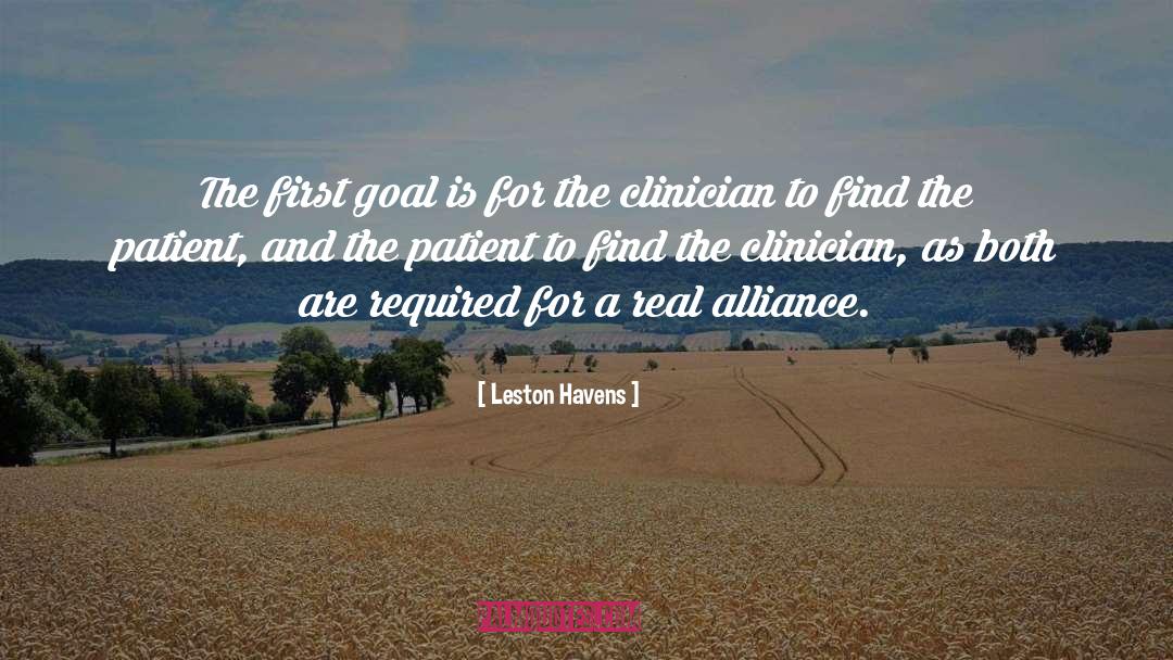 Clinician quotes by Leston Havens