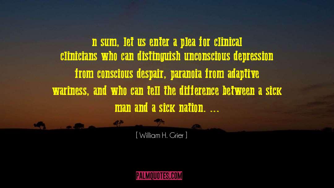 Clinicians quotes by William H. Grier