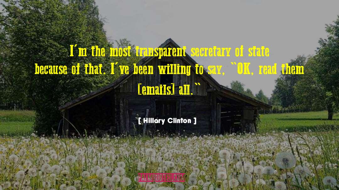 Clinton Email News quotes by Hillary Clinton