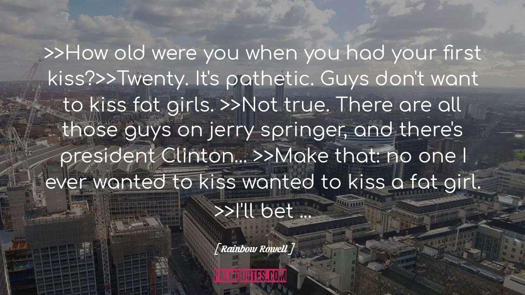 Clinton quotes by Rainbow Rowell