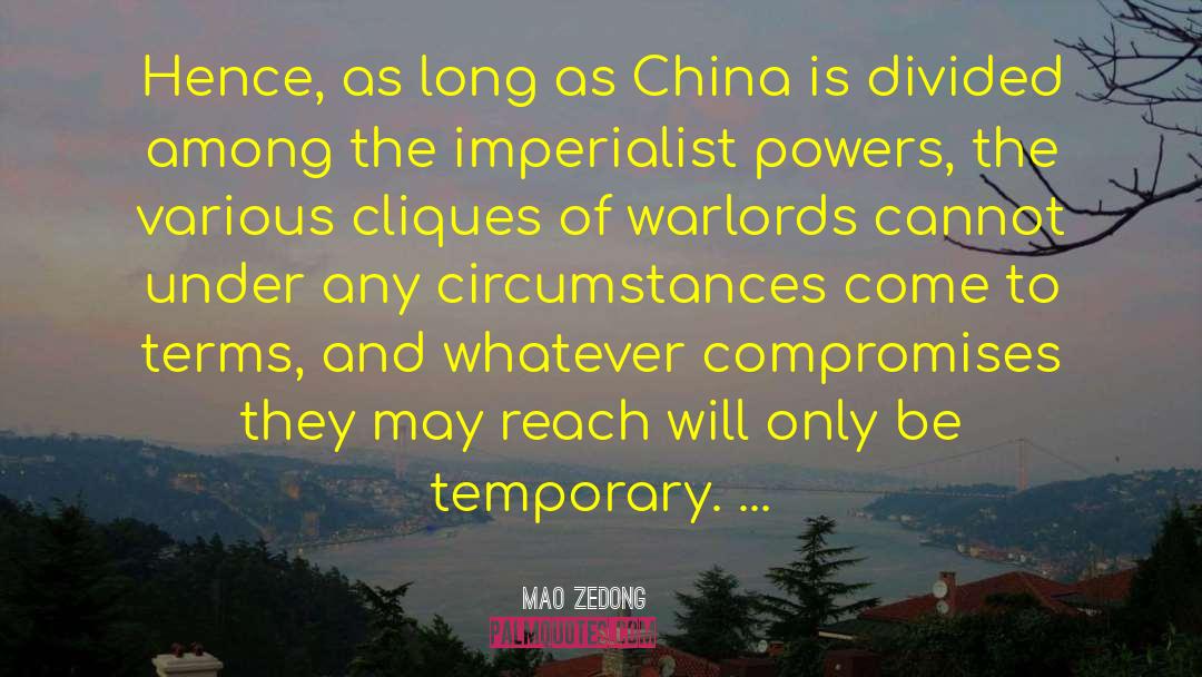 Cliques quotes by Mao Zedong