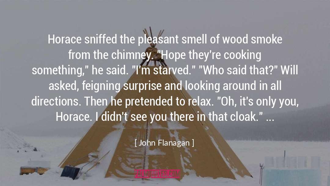 Cloak quotes by John Flanagan