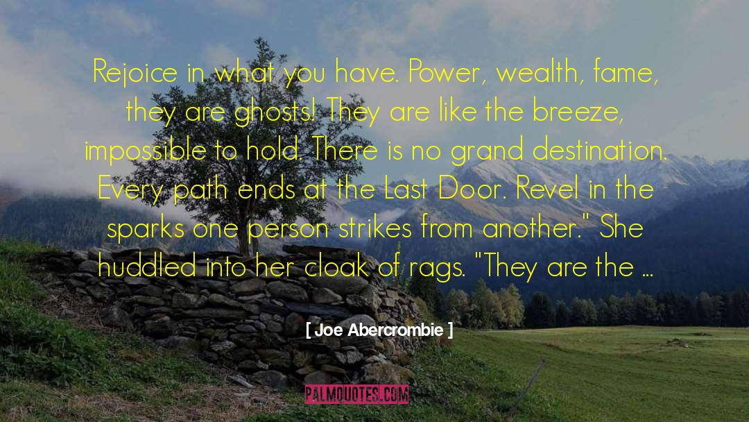 Cloak quotes by Joe Abercrombie