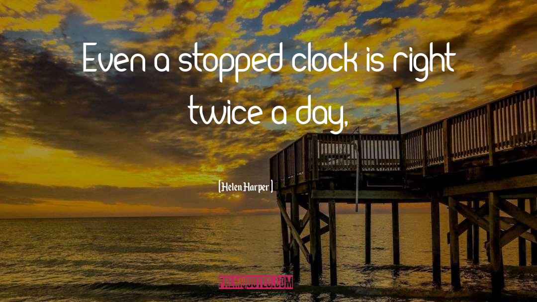 Clock quotes by Helen Harper
