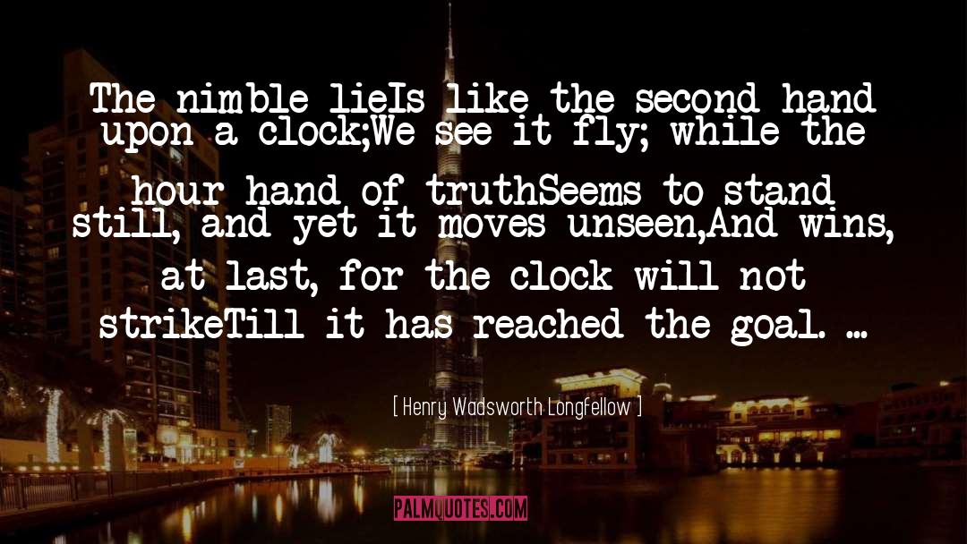 Clock quotes by Henry Wadsworth Longfellow