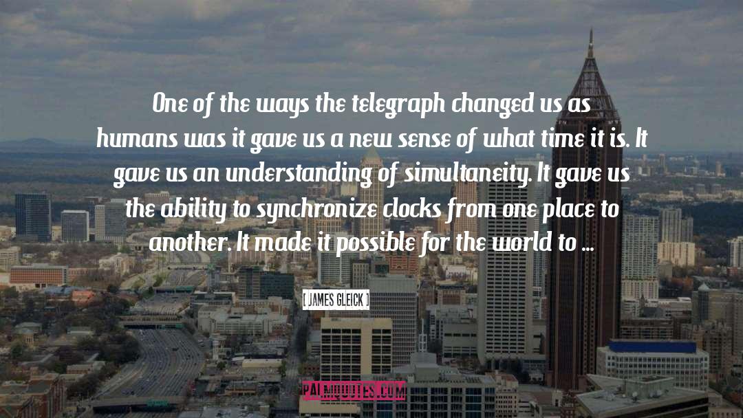 Clocks quotes by James Gleick