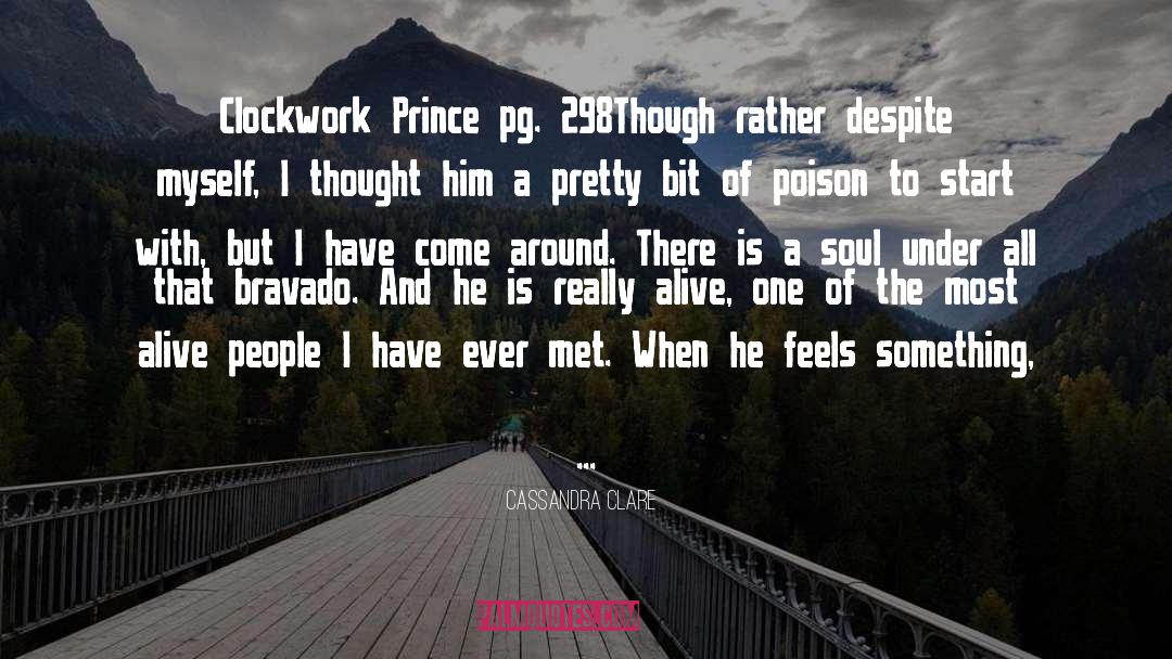 Clockwork Prince quotes by Cassandra Clare