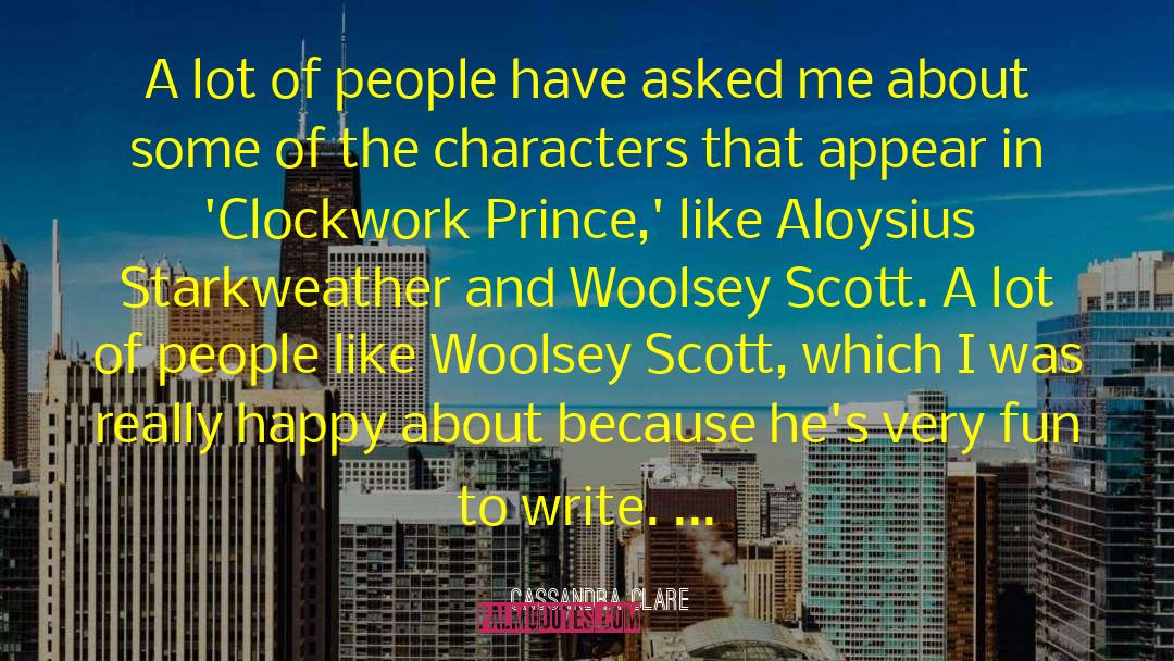 Clockwork Prince quotes by Cassandra Clare