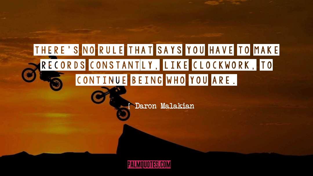Clockwork quotes by Daron Malakian