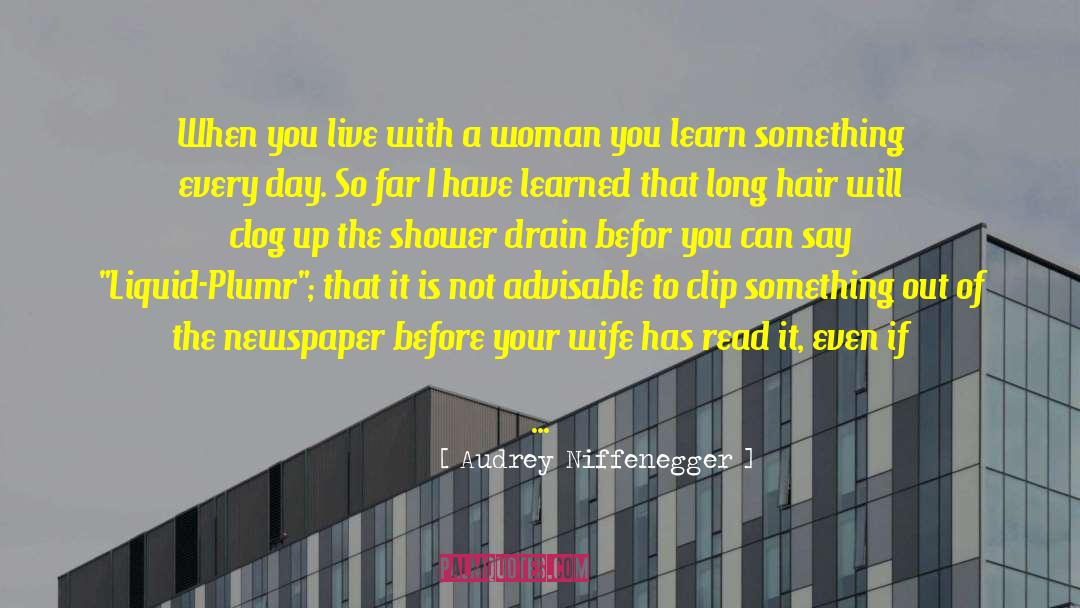 Clog quotes by Audrey Niffenegger
