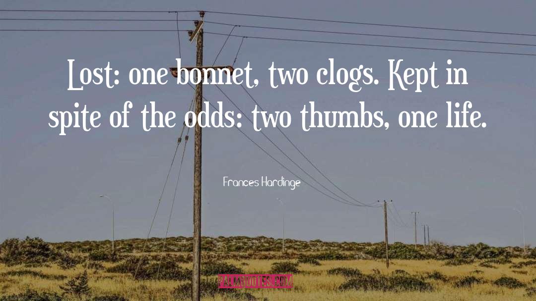 Clogs quotes by Frances Hardinge