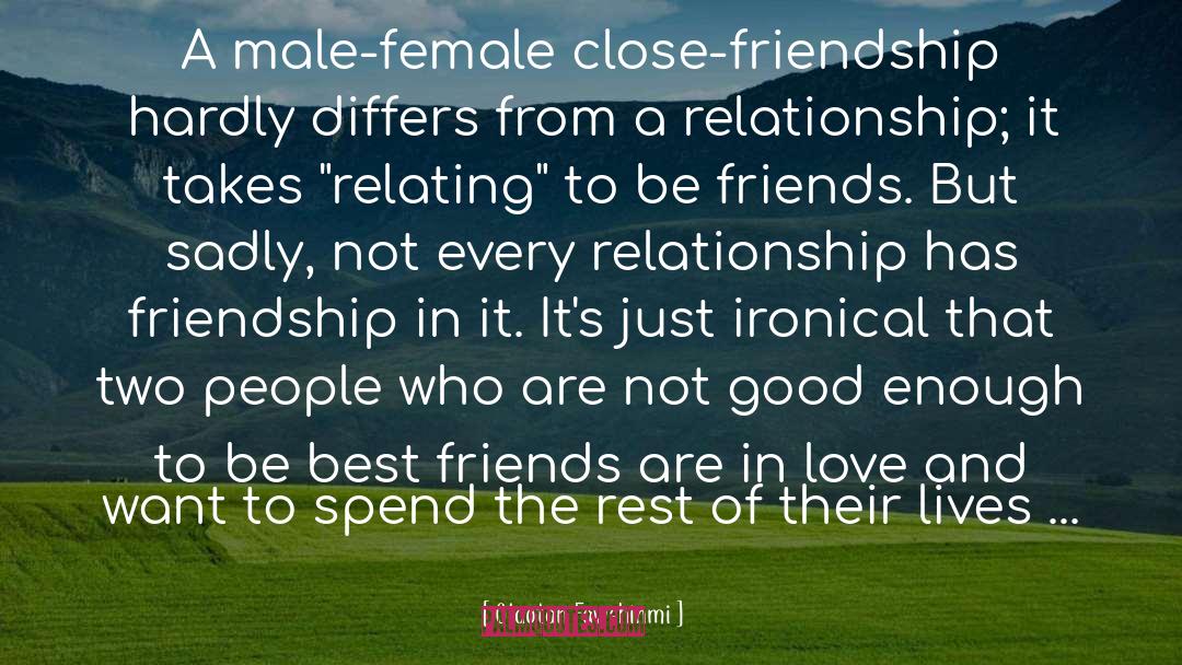 Close Friendship quotes by Olaotan Fawehinmi