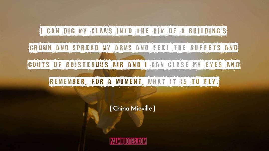 Close My Eyes quotes by China Mieville