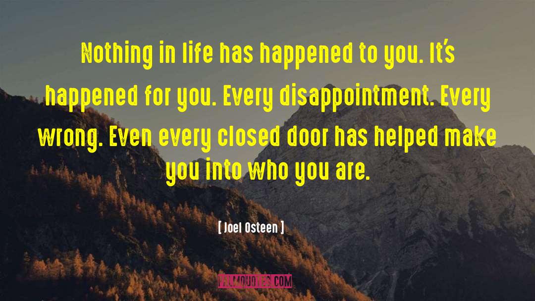 Closed Door quotes by Joel Osteen