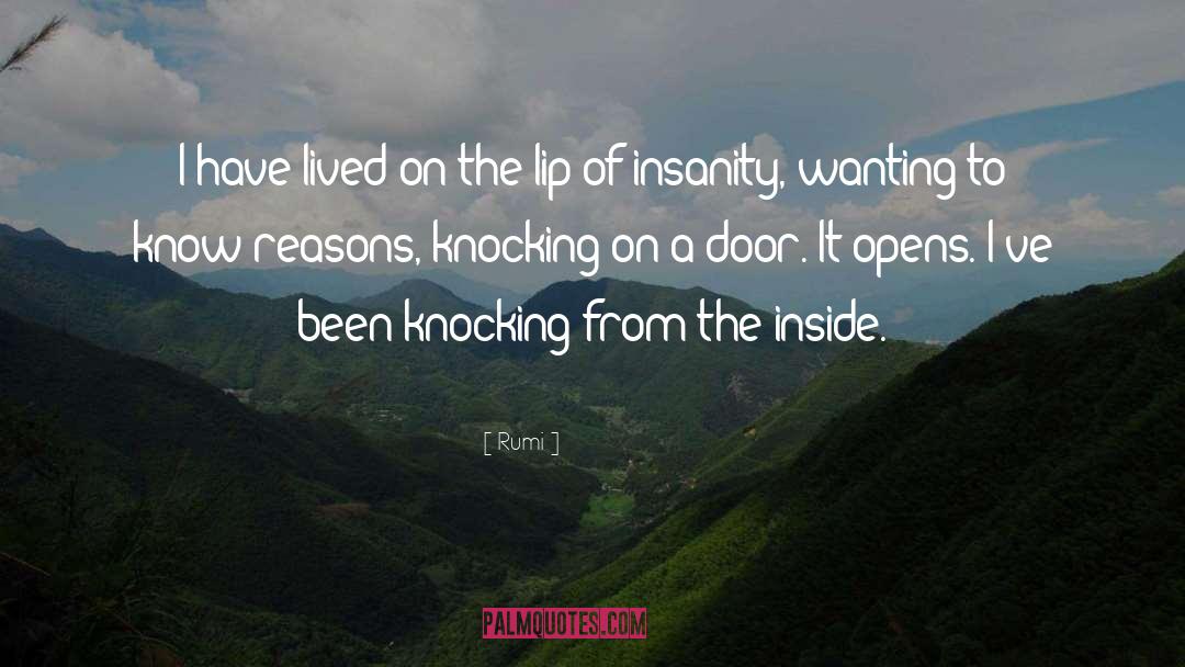 Closed Door quotes by Rumi