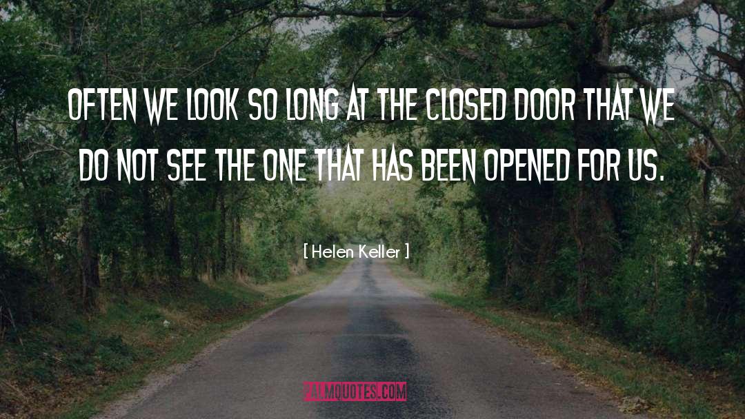 Closed Door quotes by Helen Keller