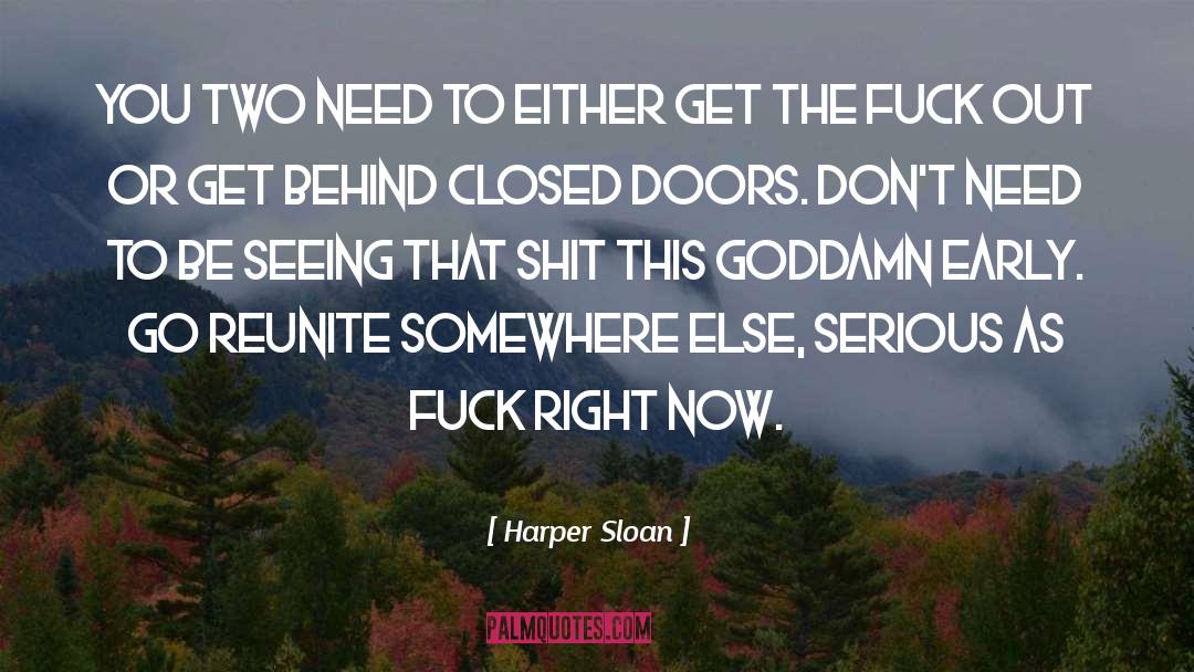 Closed Doors quotes by Harper Sloan