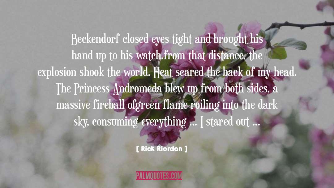 Closed Eyes quotes by Rick Riordan