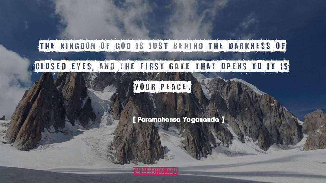 Closed Eyes quotes by Paramahansa Yogananda