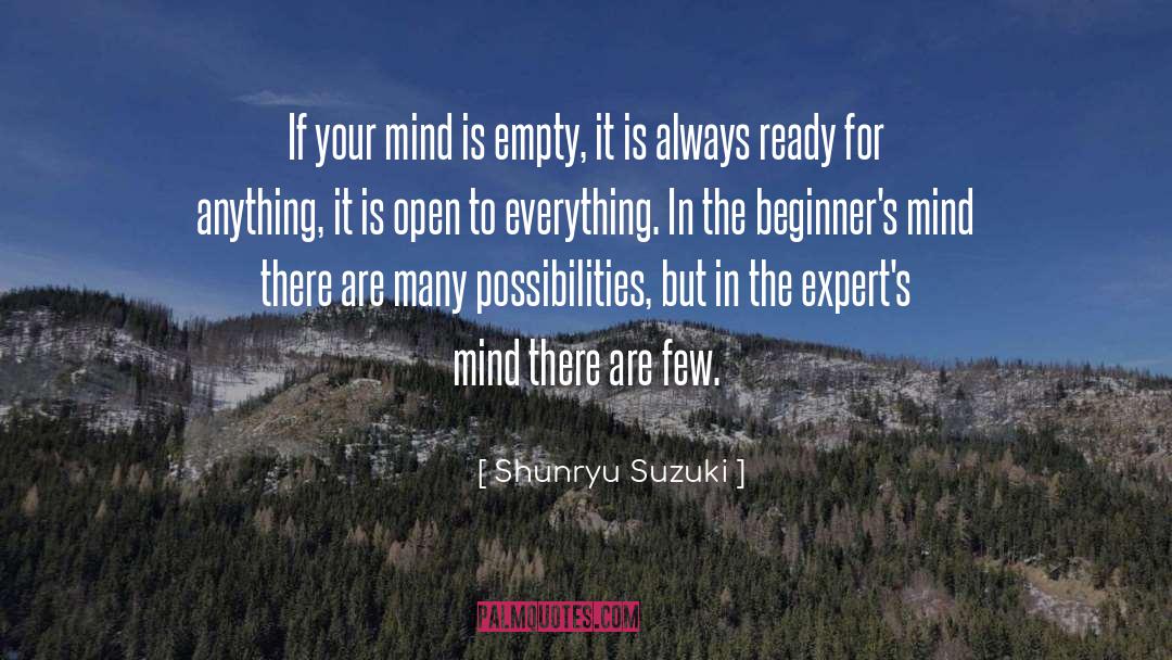 Closed Off quotes by Shunryu Suzuki