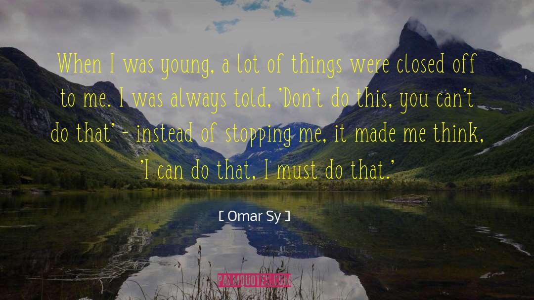 Closed Off quotes by Omar Sy