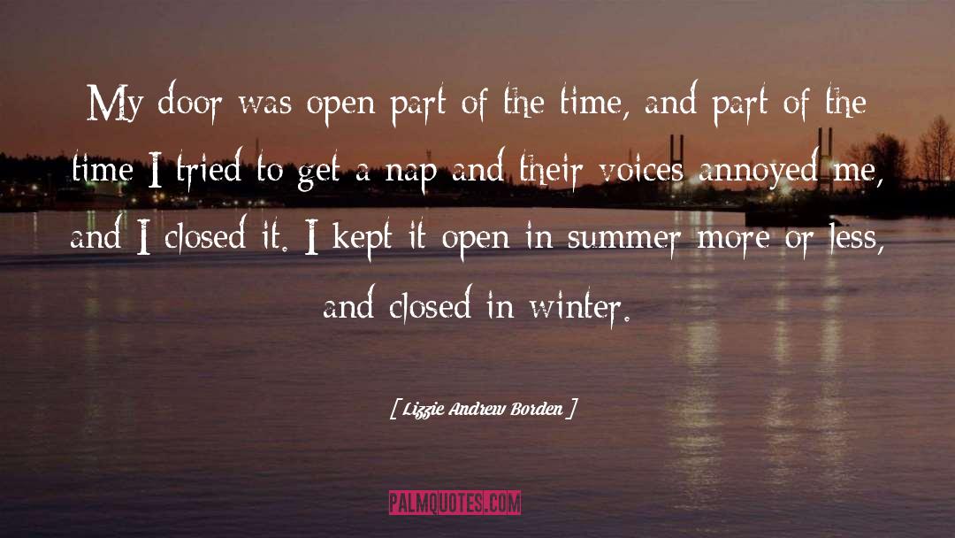 Closed quotes by Lizzie Andrew Borden