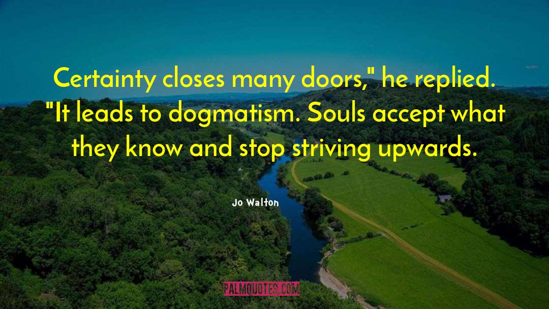 Closes quotes by Jo Walton