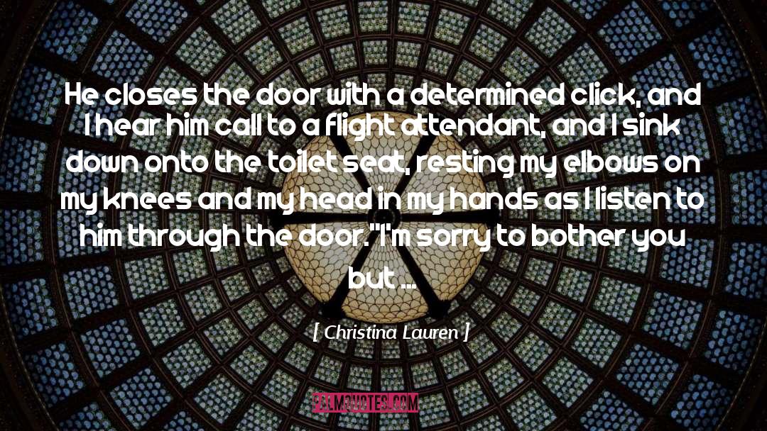 Closes quotes by Christina Lauren
