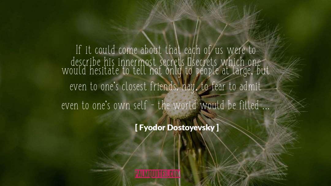 Closest Friends quotes by Fyodor Dostoyevsky